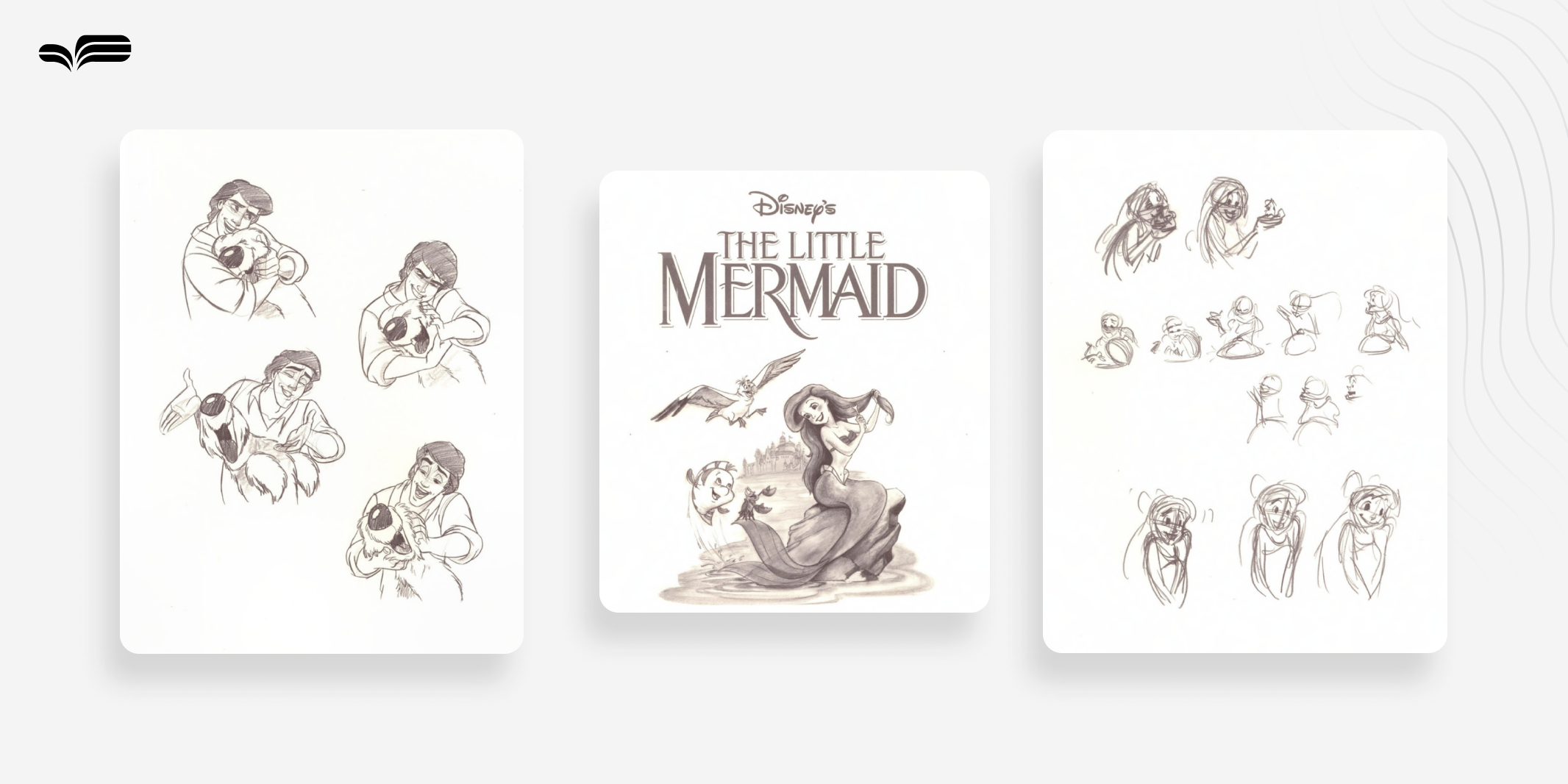آرت‌بوک انیمیشن پری دریایی | پشت‌صحنه هنری ساخت The Little Mermaid